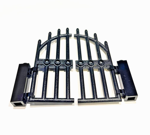 Lego black gate castle - black,