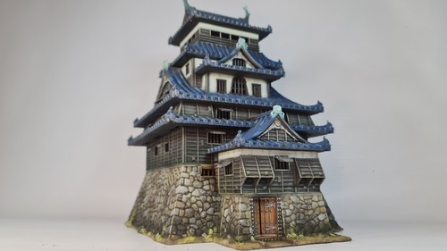 Printed japanese castle 28 - 3d,