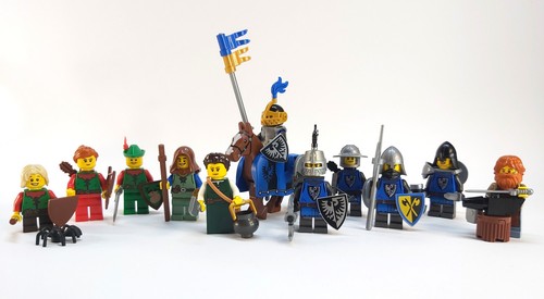 Choose lego minifig moc black - moc,