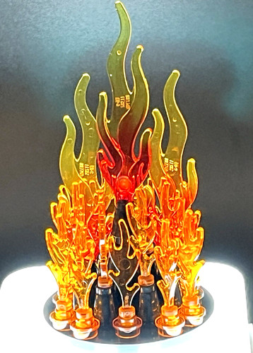 Lego circle flames fire - flames,