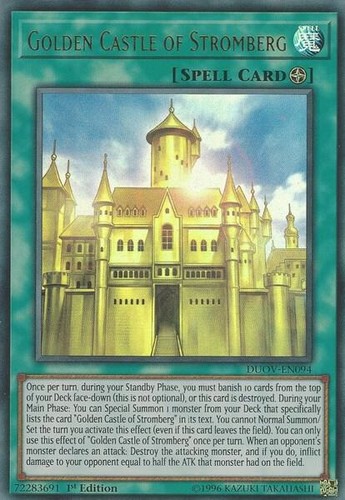 Yugioh golden castle - 1x,